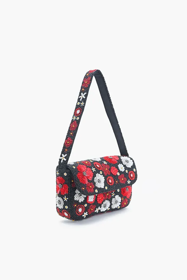 Shoulder Bags Scarlet Romance Embellished Shoulder Bag America and Beyond Women