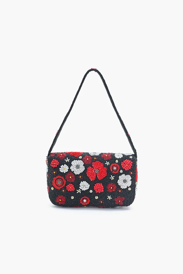 Shoulder Bags Scarlet Romance Embellished Shoulder Bag America and Beyond Women