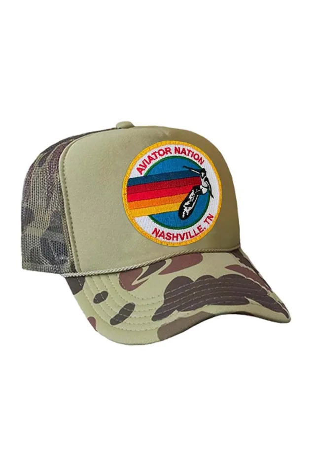 Signature Austin Trucker Hat WomenMen Aviator Nation Trucker Hats