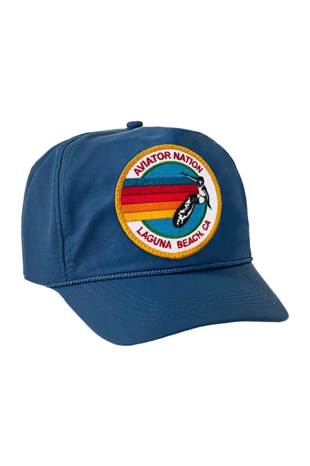Signature Laguna Beach Vintage Nylon Trucker Hat WomenMen Aviator Nation Trucker Hats