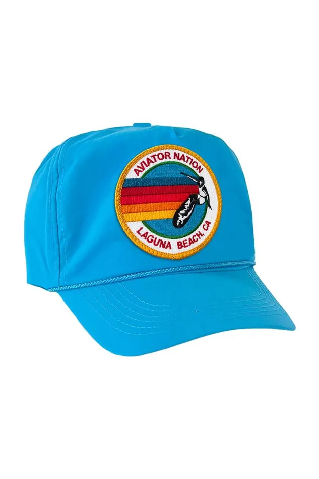 Signature Laguna Beach Vintage Nylon Trucker Hat WomenMen Aviator Nation Trucker Hats