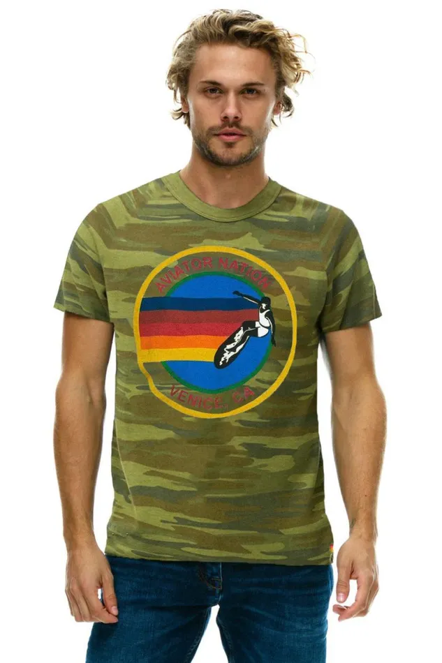 Signature Tee 8211 Camo WomenMen Aviator Nation Tees