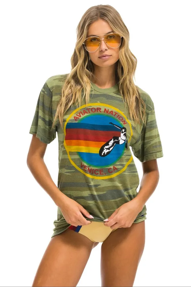 Signature Tee 8211 Camo WomenMen Aviator Nation Tees