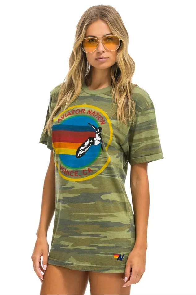 Signature Tee 8211 Camo WomenMen Aviator Nation Tees