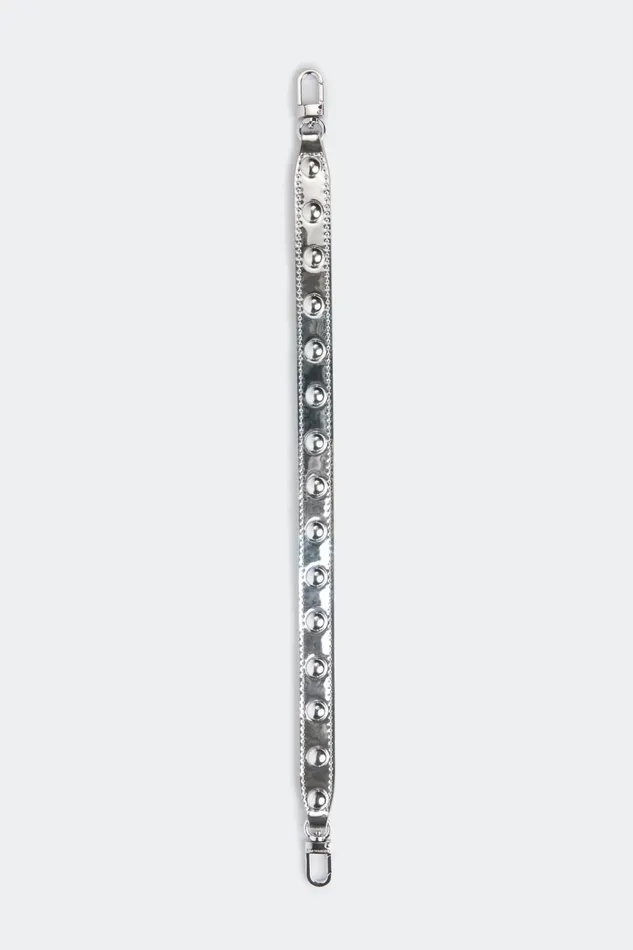 Simon Miller Bags Women Chrome Studded Strap In Silver