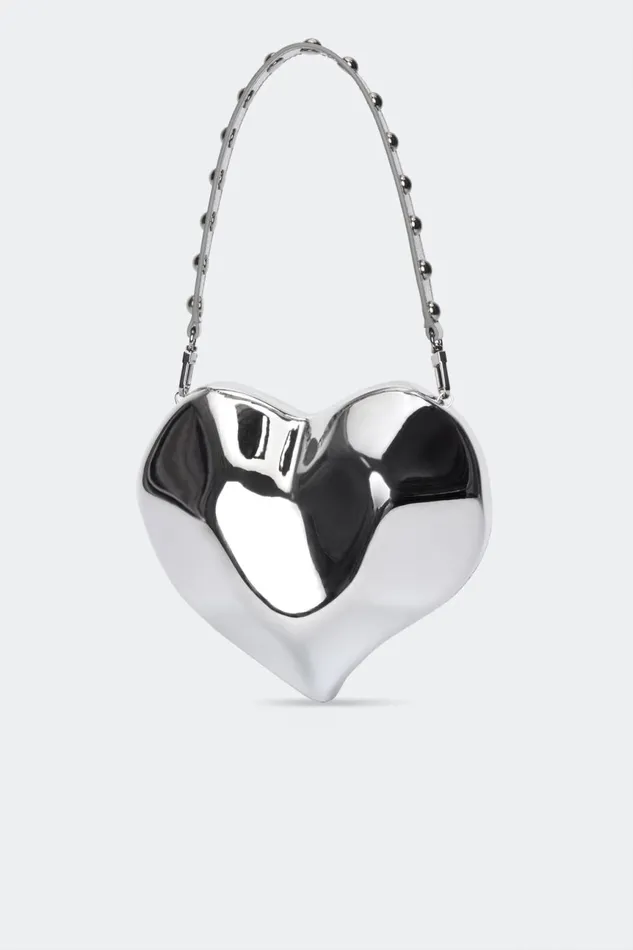 Simon Miller Bags Women Chrome Studded Strap In Silver