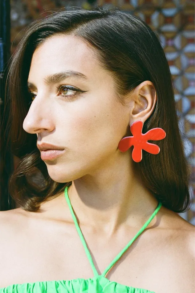 Simon Miller Jewelry Women Flower Earring In Paprika Simon Miller Jewelry Women Flower Earring In Paprika