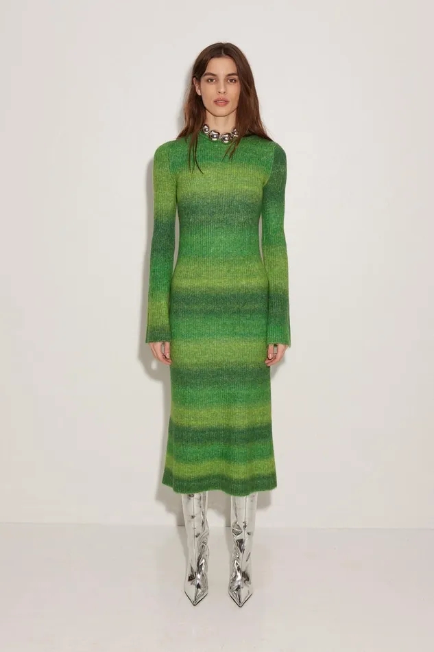 Simon Miller Knitwear Women Axon Dress In Gummy Green Multi