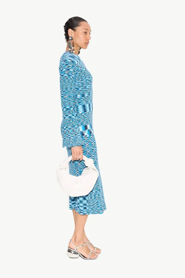 Simon Miller Knitwear Women Axon Knit Dress In Vivid Sky Multi Cotton