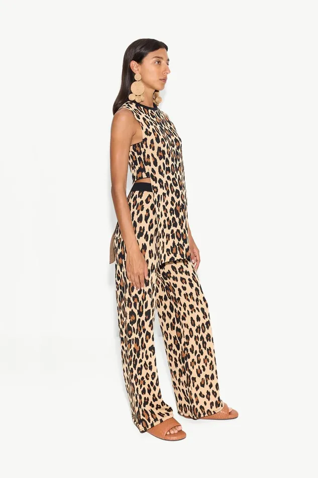 Simon Miller Knitwear Women Knits By Canoga Top In Cheetah