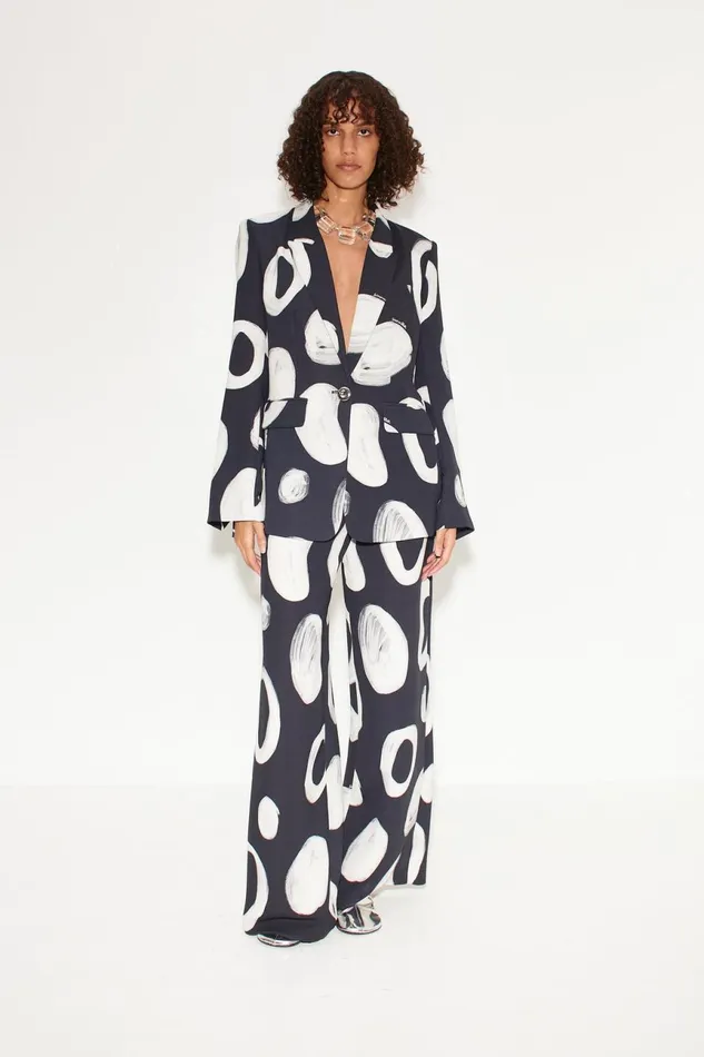Simon Miller Sets Women Lennox Crepe Jacket In Painted Dot Simon Miller Sets Women Lennox Crepe Jacket In Painted Dot