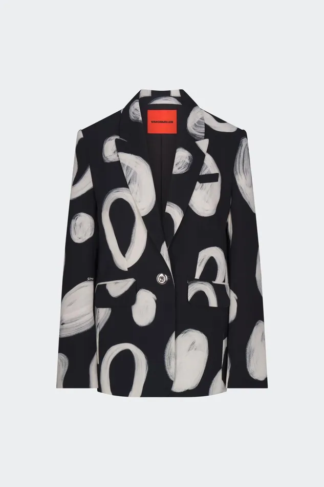 Simon Miller Sets Women Lennox Crepe Jacket In Painted Dot Simon Miller Sets Women Lennox Crepe Jacket In Painted Dot
