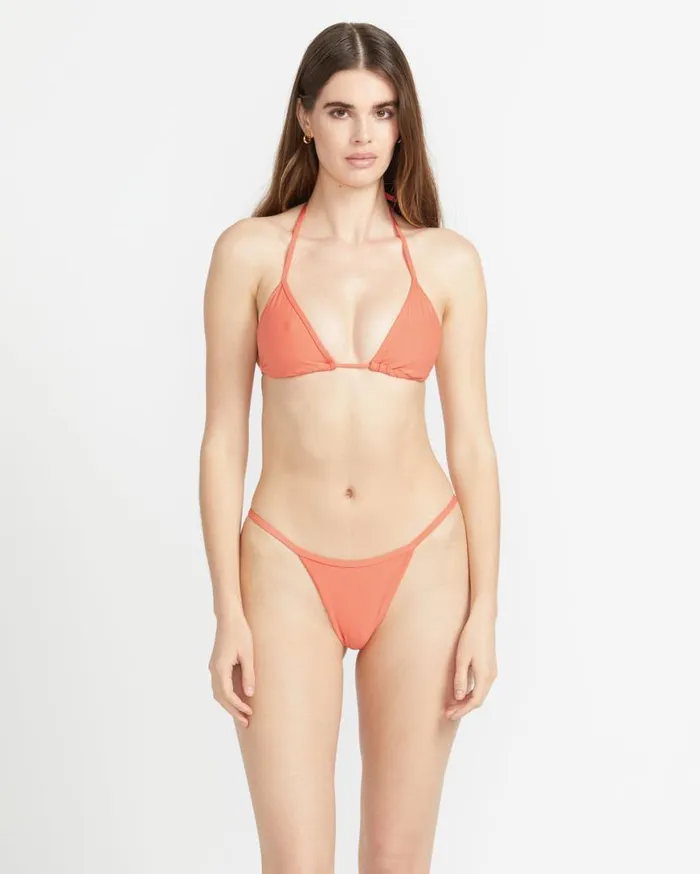 Simply Seamless Tiny Bikini Bottom 8211 Electric Coral Womens Volcom Bikinis