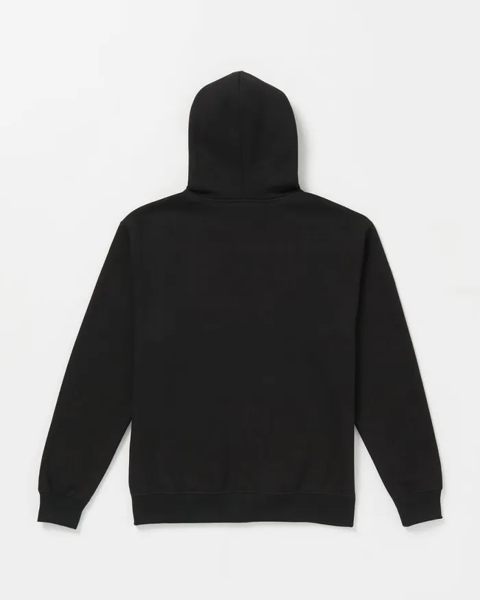 Single Stone Zip Hoodie 8211 Black Mens Volcom Hoodies and Sweatshirts