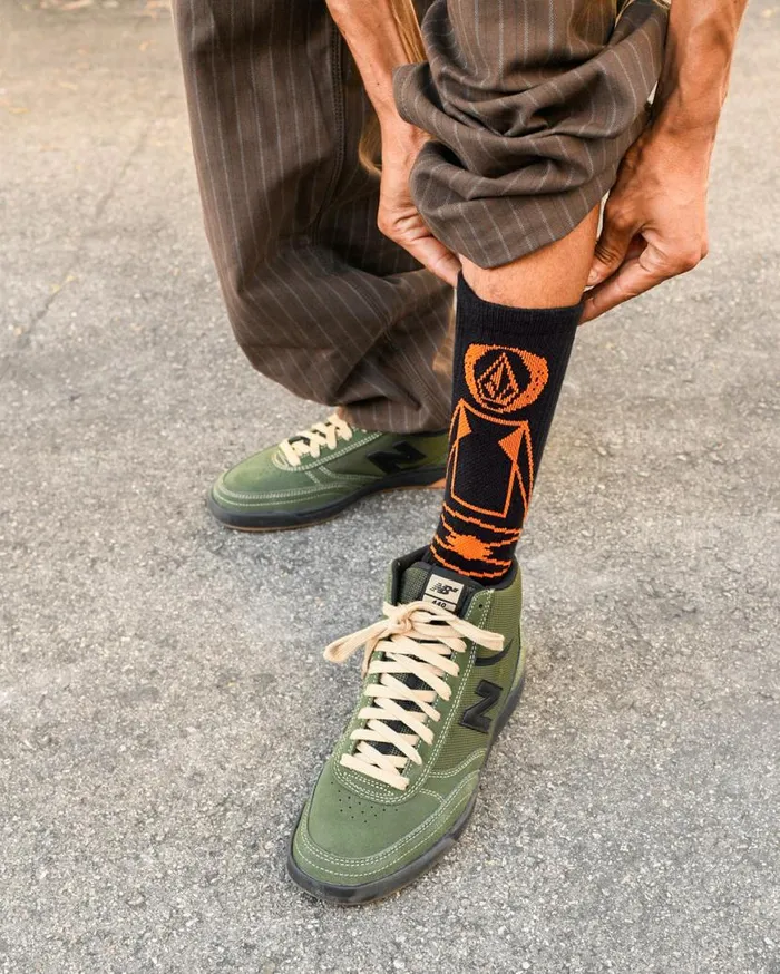 Skate Vitals Remy Stratton Socks 8211 Black Mens Volcom Socks