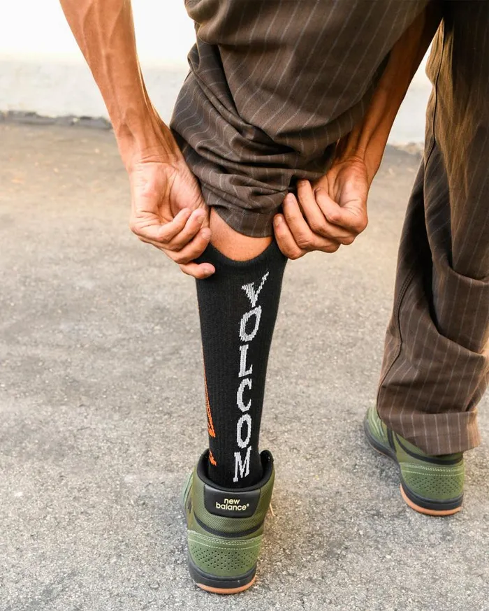 Skate Vitals Remy Stratton Socks 8211 Black Mens Volcom Socks