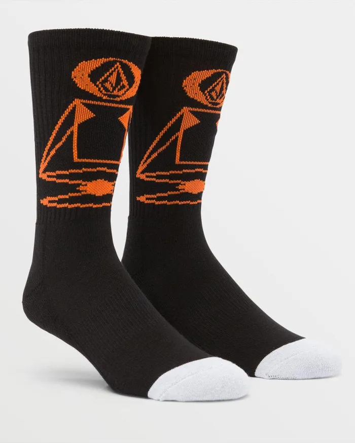 Skate Vitals Remy Stratton Socks 8211 Black Mens Volcom Socks