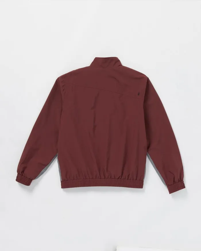 Skate Vitals Remy Stratton Track Jacket 8211 Merlot Mens Volcom Jackets