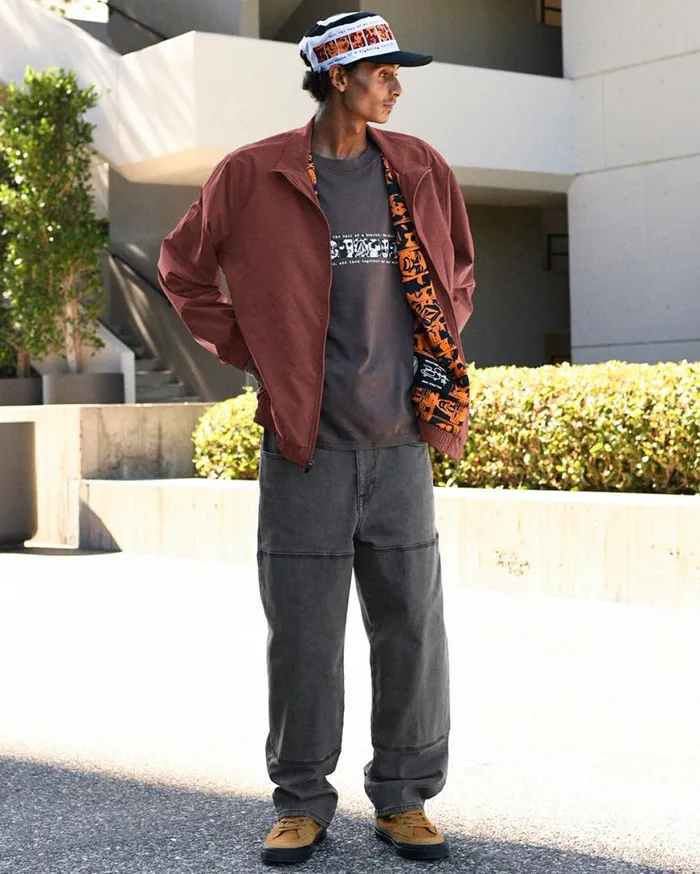 Skate Vitals Remy Stratton Track Jacket 8211 Merlot Mens Volcom Jackets