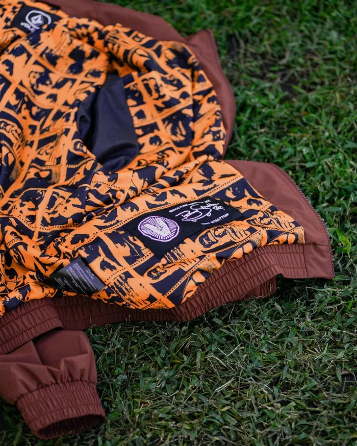 Skate Vitals Remy Stratton Track Jacket 8211 Merlot Mens Volcom Jackets