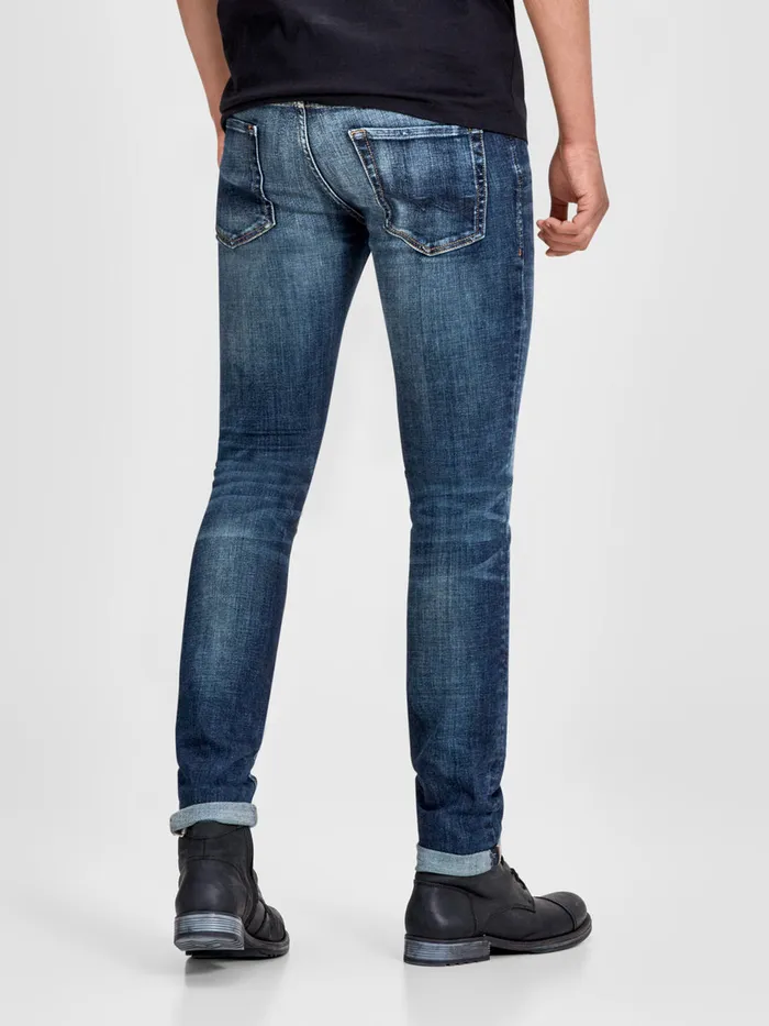 Skinny Jeans JACK and JONES Mens LIAM ORIGINAL JJ 019 50SPS SKINNY FIT JEANS Blue Blue Denim