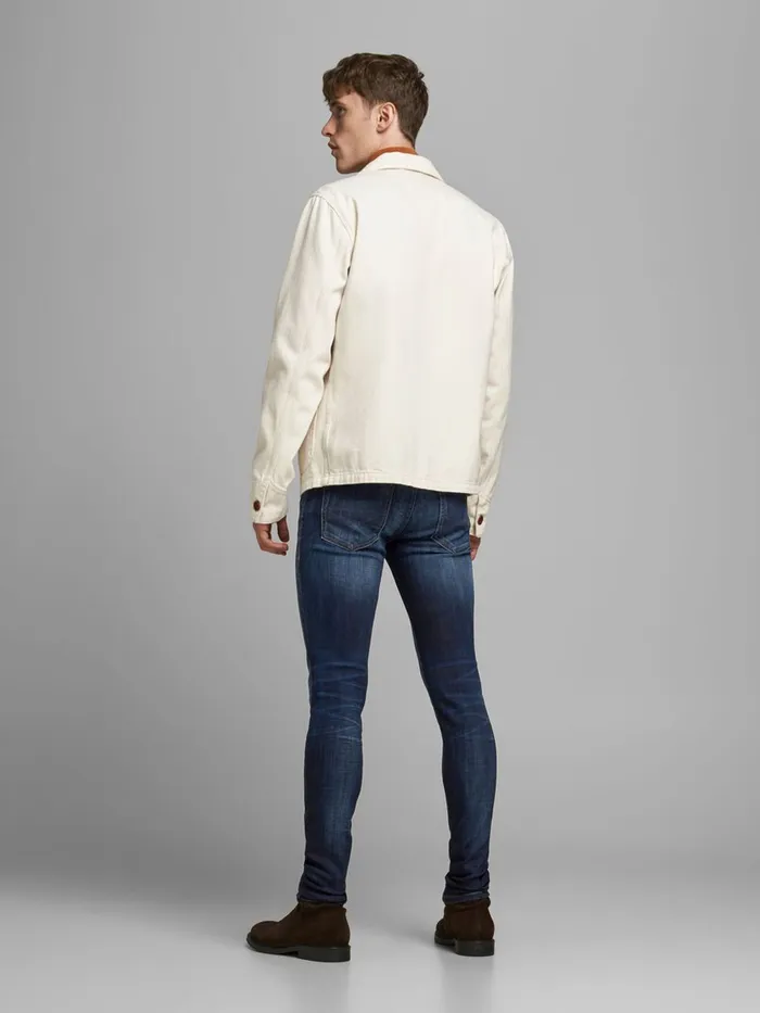 Skinny Jeans JACK and JONES Mens TOM ORIGINAL JOS 991 SKINNY FIT JEANS Blue Blue Denim