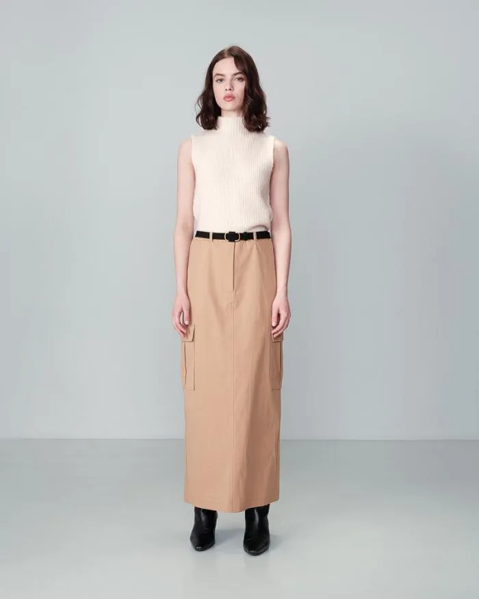 SKIRT CAMEL NEWYORK Shop Grace and Mila Long Skirts