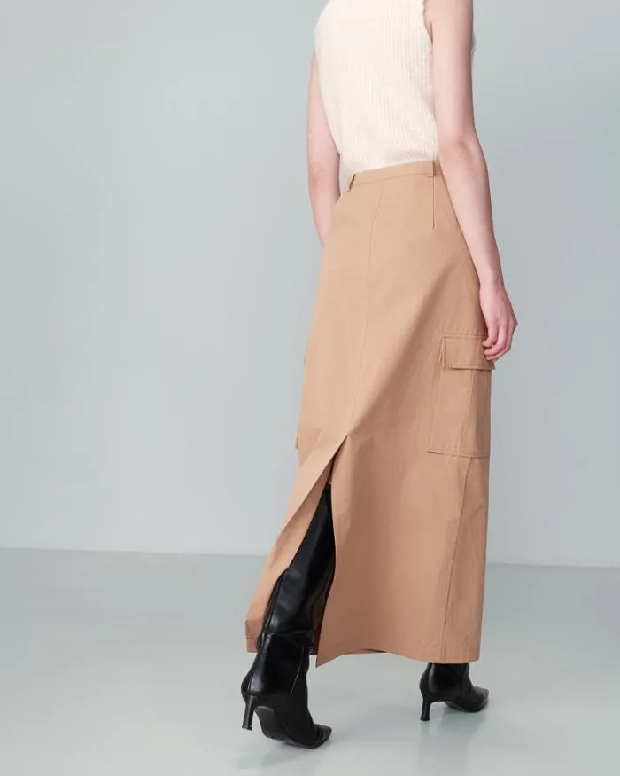 SKIRT CAMEL NEWYORK Shop Grace and Mila Long Skirts