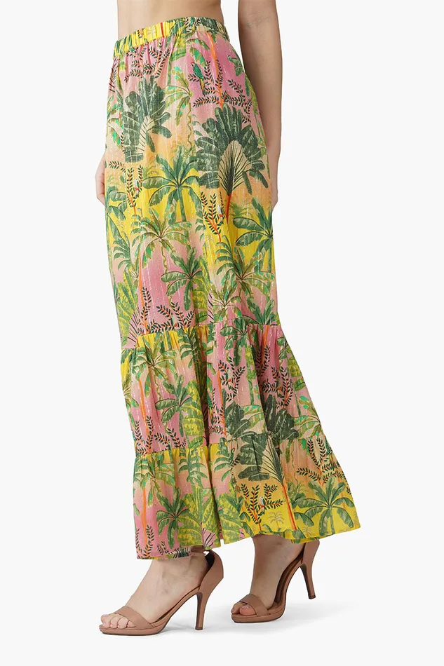 Skirts Women America and Beyond Endless Summer Printed Tiered Skirt