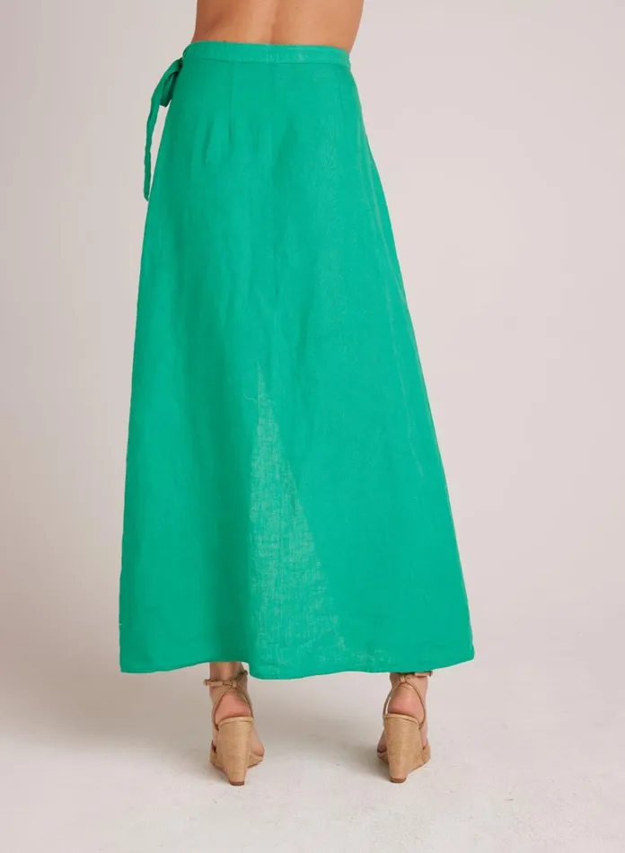Skirts Women Bella Dahl Maxi Wrap Skirt 8211 Tropical Green Skirts Women Bella Dahl Maxi Wrap Skirt 8211 Tropical Green