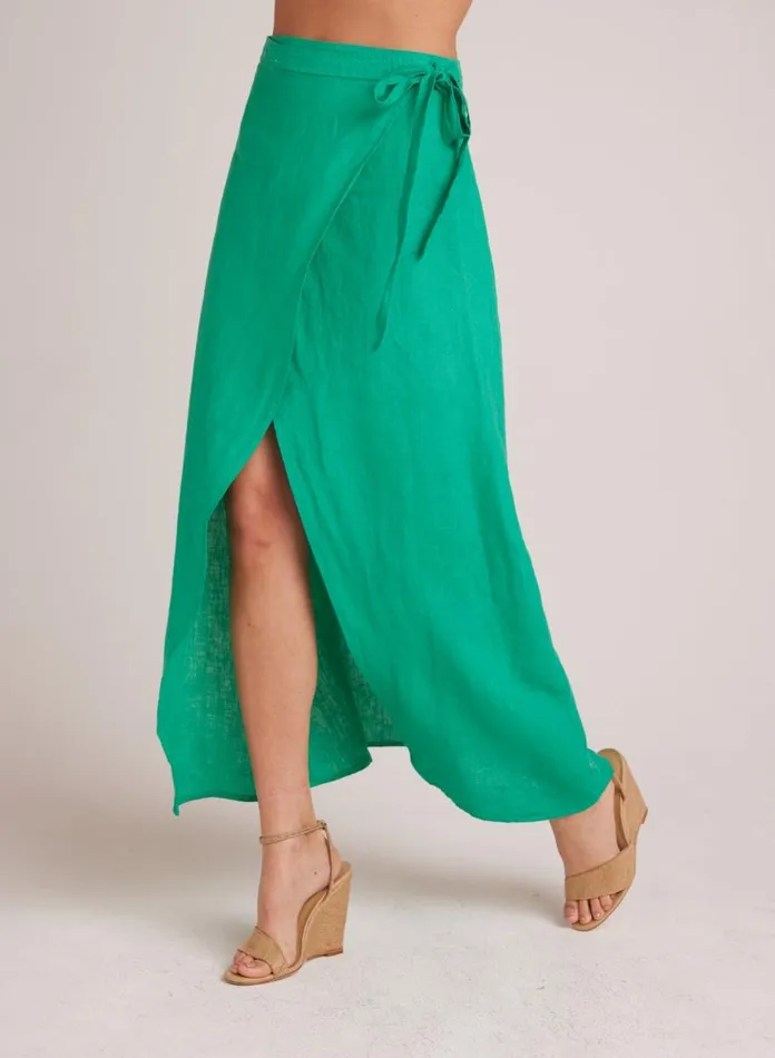 Skirts Women Bella Dahl Maxi Wrap Skirt 8211 Tropical Green Skirts Women Bella Dahl Maxi Wrap Skirt 8211 Tropical Green