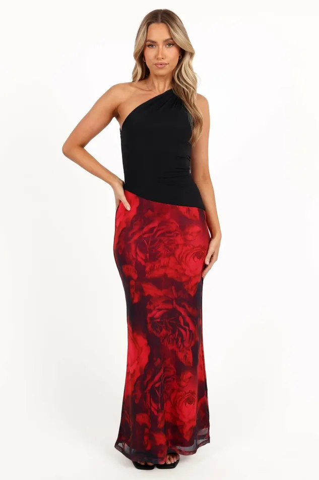 Skirts Women Petal and Pup Cici Maxi Skirt Rose Print