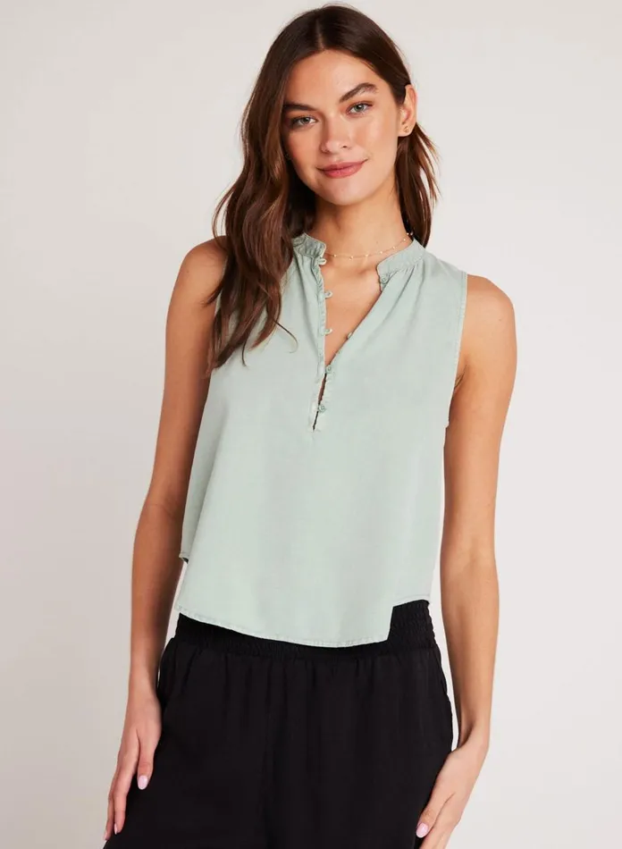 Sleeveless Women Bella Dahl Sleeveless Pullover 8211 Oasis Green
