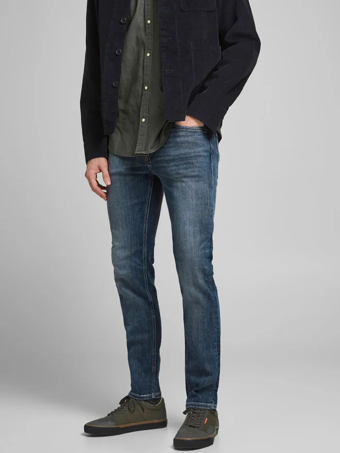 Slim and Straight Jeans JACK and JONES Mens TIM ORIGINAL AM 620 SLIMSTRAIGHT FIT JEANS Blue Blue Denim Slim and Straight Jeans JACK and JONES Mens TIM ORIGINAL AM 620 SLIMSTRAIGHT FIT JEANS Blue Blue Denim
