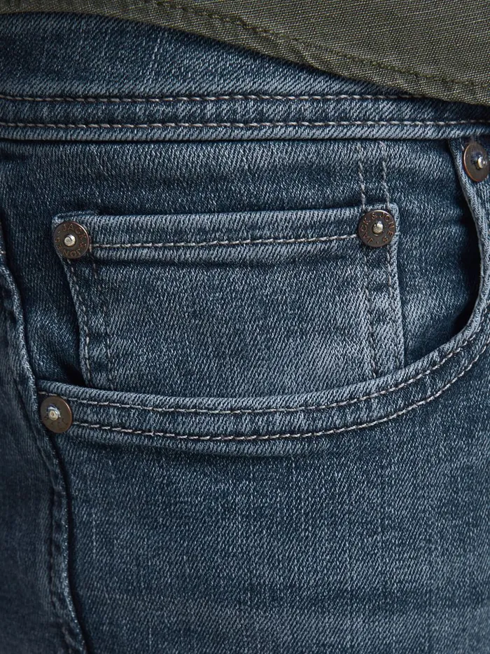 Slim and Straight Jeans JACK and JONES Mens TIM ORIGINAL AM 620 SLIMSTRAIGHT FIT JEANS Blue Blue Denim