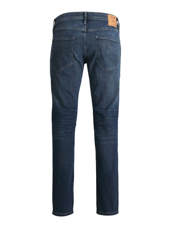 Slim and Straight Jeans JACK and JONES Mens TIM ORIGINAL AM 620 SLIMSTRAIGHT FIT JEANS Blue Blue Denim