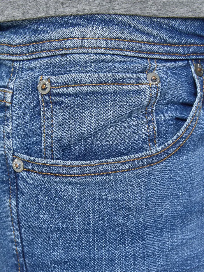 Slim and Straight Jeans JACK and JONES Mens TIM ORIGINAL AM 781 50SPS SLIMSTRAIGHT FIT JEANS Blue Blue Denim
