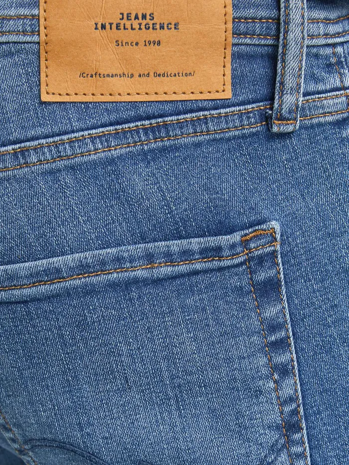 Slim and Straight Jeans JACK and JONES Mens TIM ORIGINAL AM 781 50SPS SLIMSTRAIGHT FIT JEANS Blue Blue Denim