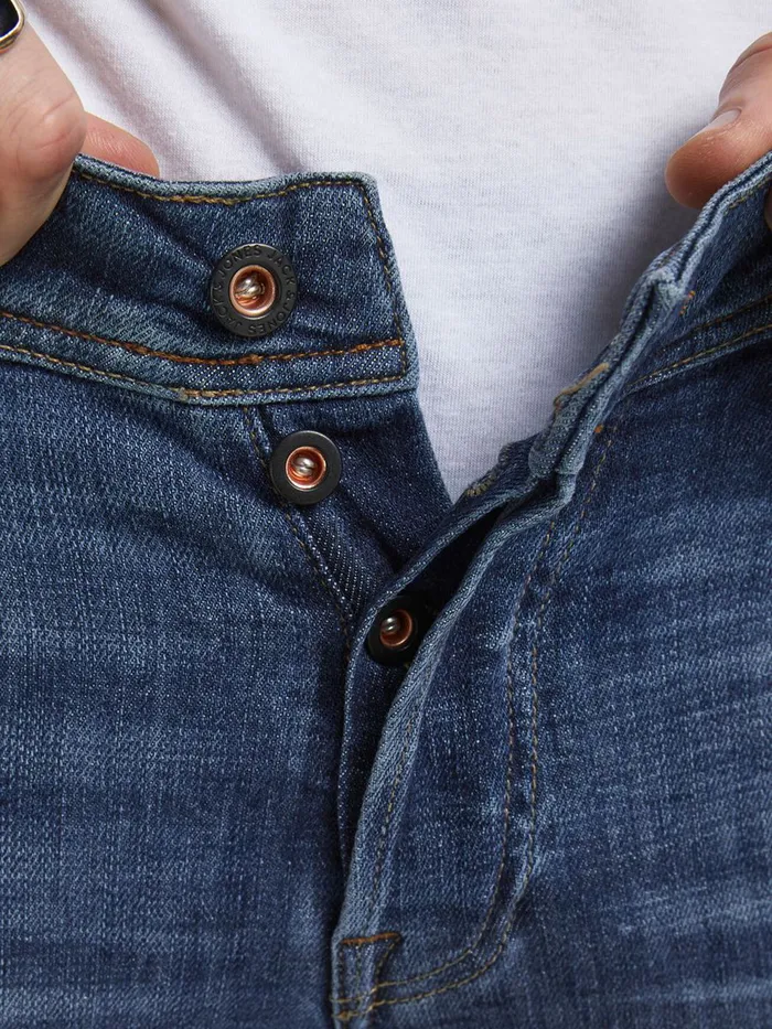 Slim and Straight Jeans JACK and JONES Mens TIM VINTAGE CJ 336 SLIMSTRAIGHT FIT JEANS Blue Blue Denim