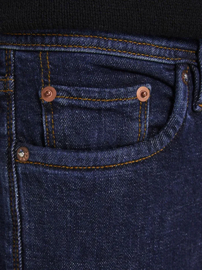 Slim Jeans JACK and JONES Mens GLENN FELIX AM 366 LID SLIM FIT JEANS Blue Blue Denim