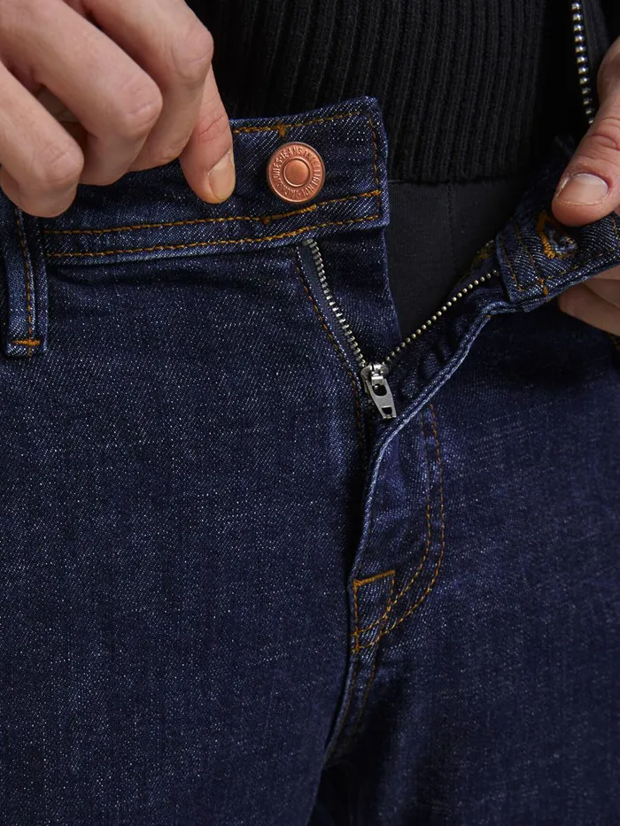 Slim Jeans JACK and JONES Mens GLENN FELIX AM 366 LID SLIM FIT JEANS Blue Blue Denim