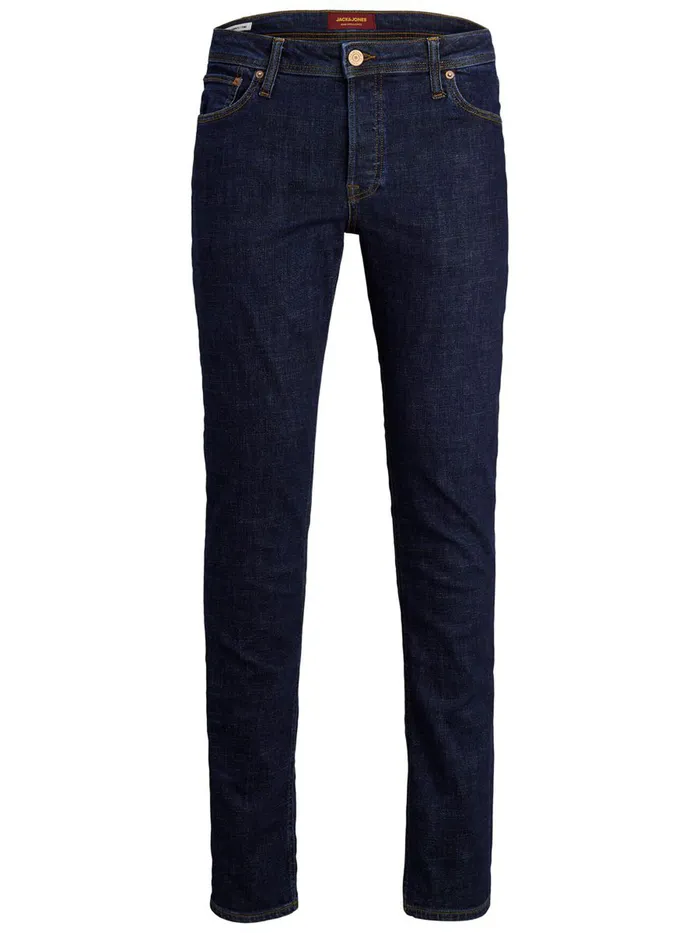 Slim Jeans JACK and JONES Mens GLENN FELIX AM 366 LID SLIM FIT JEANS Blue Blue Denim
