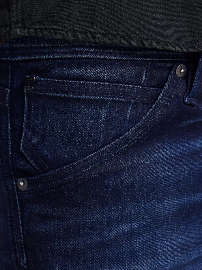 Slim Jeans JACK and JONES Mens GLENN FOX AM 892 SLIM FIT JEANS Blue Blue Denim
