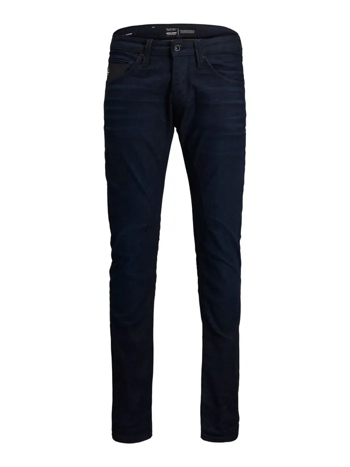 Slim Jeans JACK and JONES Mens GLENN KOBE JJ 462 SLIM FIT JEANS Blue Blue Denim