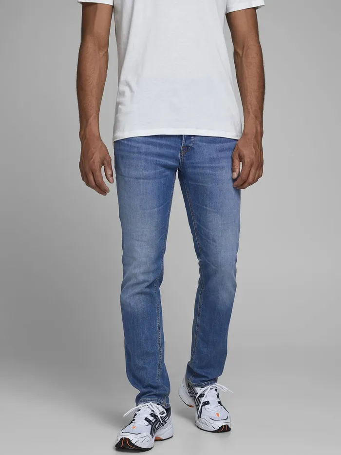 Slim Jeans JACK and JONES Mens GLENN ORIGINAL AM 815 SLIM FIT JEANS Blue Blue Denim Slim Jeans JACK and JONES Mens GLENN ORIGINAL AM 815 SLIM FIT JEANS Blue Blue Denim