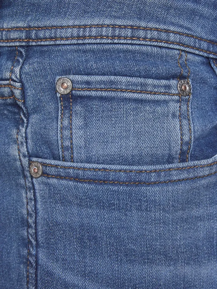 Slim Jeans JACK and JONES Mens GLENN ORIGINAL AM 815 SLIM FIT JEANS Blue Blue Denim