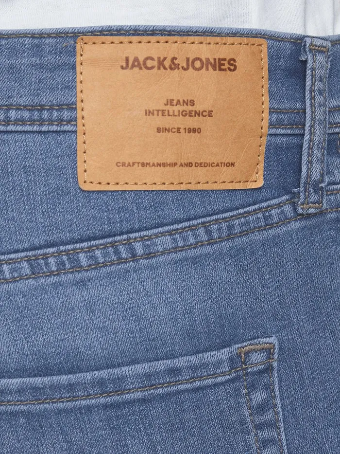 Slim Jeans JACK and JONES Mens GLENN ORIGINAL AM 815 SLIM FIT JEANS Blue Blue Denim