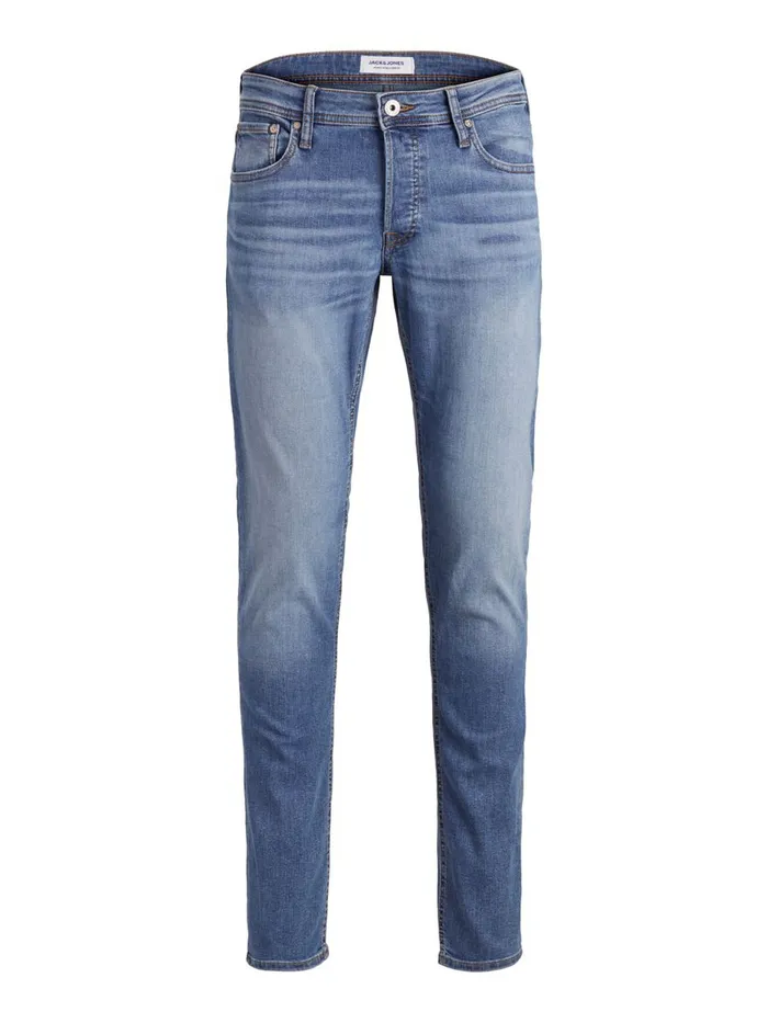 Slim Jeans JACK and JONES Mens GLENN ORIGINAL AM 815 SLIM FIT JEANS Blue Blue Denim