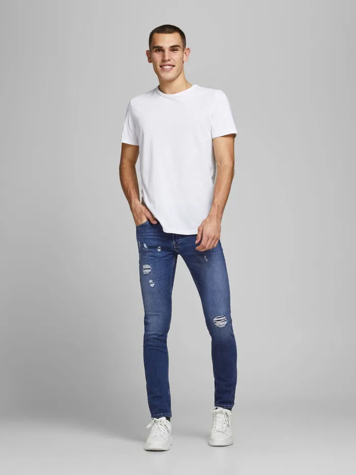 Slim Jeans JACK and JONES Mens GLENN ORIGINAL CJ 929 SLIM FIT JEANS Blue Blue Denim