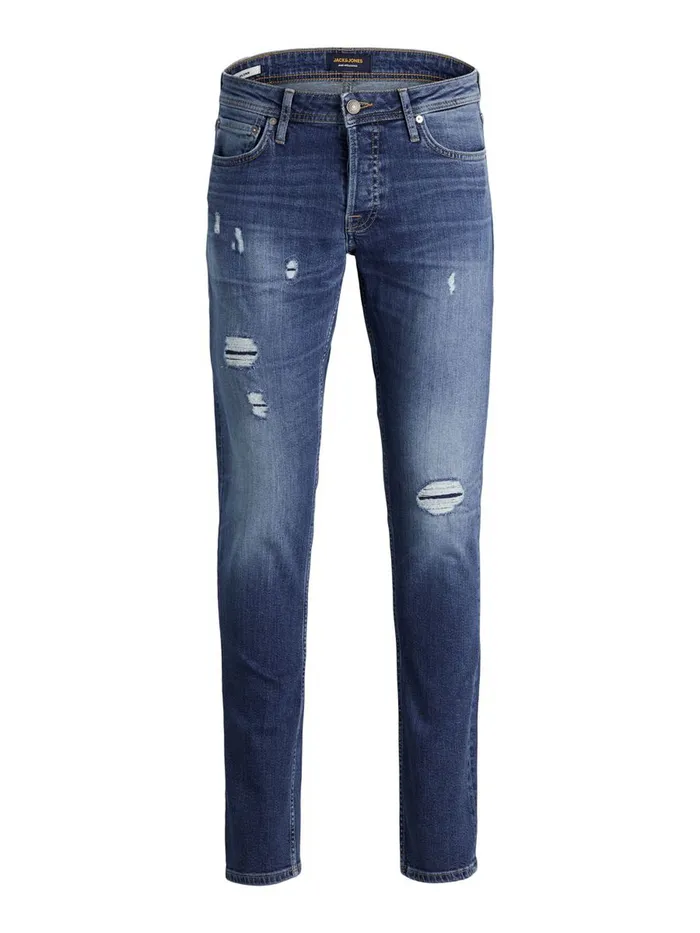 Slim Jeans JACK and JONES Mens GLENN ORIGINAL CJ 929 SLIM FIT JEANS Blue Blue Denim